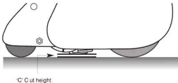 MASPORT 500 Golf - CUTTING HEIGHT ADJUSTMENT - 1