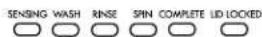 KENMORE 110.22352 - CYCLE STATUS LIGHTS - 1