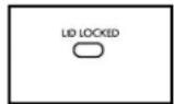KENMORE 110.22352 - LID LOCKED (tapa bloqueada) - 1