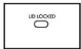 KENMORE 110.22352 - LID LOCKED - 1