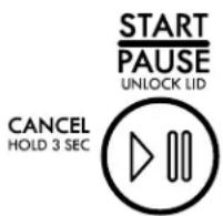 KENMORE 110.22352 - Presione START/PAUSE/Unlock Lid (Inicio/Pausa/Desbloqueo de la tapa) para comenzar el ciclo de lavado - 1