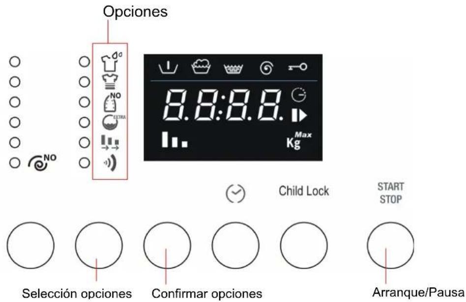FRANKE FWM14007 EI - SELECTION Y CONFIRMACION DE LAS OPCIONES - 1