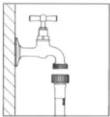 FRANKE FWM14007 EI - CONEXION A LA TOMA DE AGUA - 1