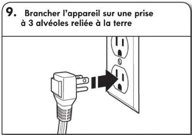 KENMORE 110.44422 - Immobiliser le tuyau de vidange - 6