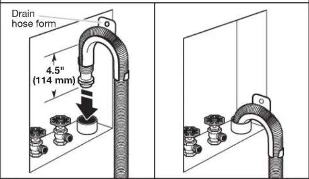 KENMORE 110.44422 - Place drain hose in standpipe - 1