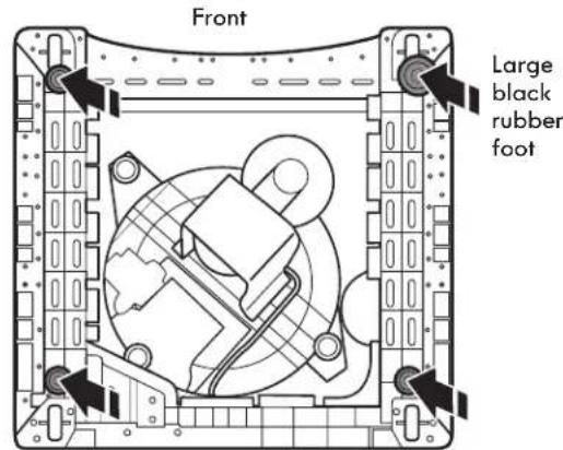 KENMORE 110.44422 - Install leveling feet - 1