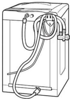 KENMORE 110.44422 - REPLACER le tuyau de remplissage et de vidange sur le support de rangement - 1