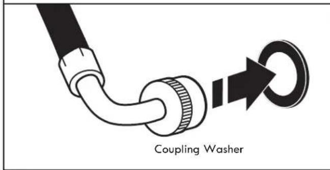 KENMORE 110.44422 - Insert new flat washer into inlet hose - 1
