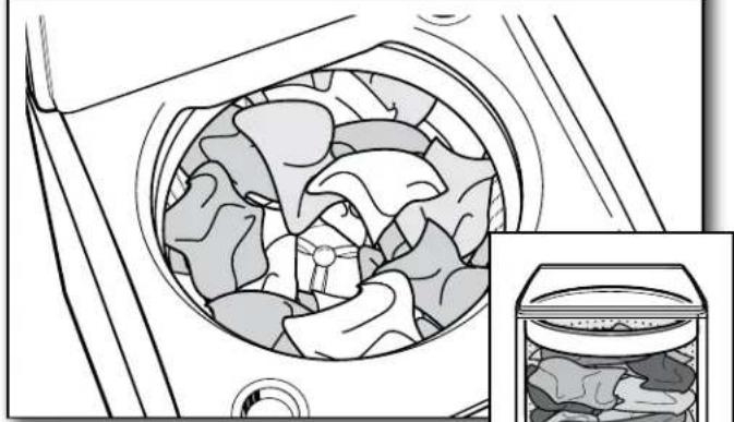 KENMORE 110.31633 - Cargue las prendas en la lavadora - 1