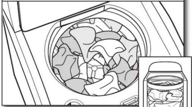 KENMORE 110.29132 - Charger les vêtements dans la laveuse - 1