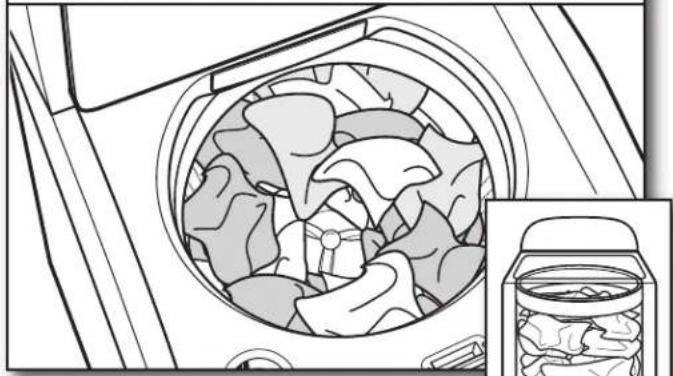 KENMORE 110.28133 - Charger les vêtements dans la laveuse - 1