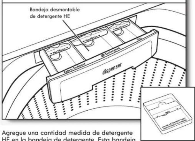 KENMORE 110.28133 - Cómo usar los depósitos para productos de lavandería - 1