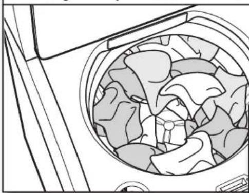 KENMORE 110.28132 - Cargue las prendas en la lavadora - 1