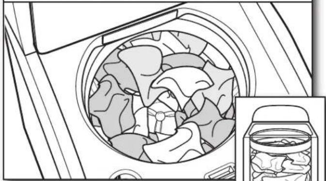 KENMORE 110.28132 - Charger les vêtements dans la laveuse - 1