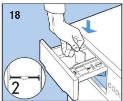 BOMPANI BO05208E - WHEN THE MODEL REQUIRES THE USE OF A TRAY OR DIVIDING WALL FOR LIQUID DETERGENT - 2