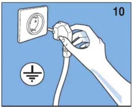 BOMPANI BO05208E - CONNECTING TO THE POWER SUPPLY - 2