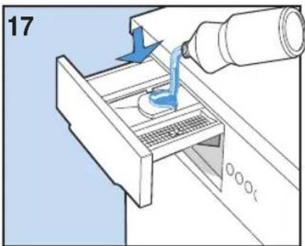 BOMPANI BO05208E - WHEN THE MODEL REQUIRES THE USE OF A TRAY OR DIVIDING WALL FOR LIQUID DETERGENT - 1