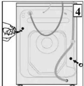 DANBY DWM5500W - Removing the Transport Brackets - 4