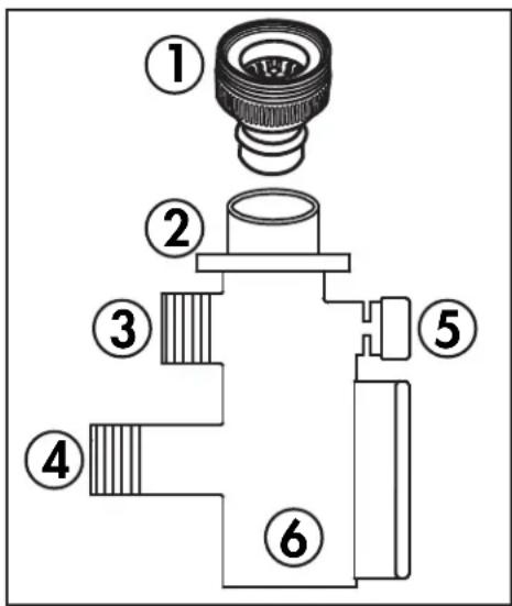 DANBY DWM060WDB - Uso del Conjunto de connexion rápida - 1