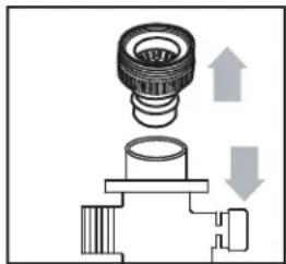 DANBY DWM045WDB - Connecting the Quick Connect Assembly to the Water Supply - 1