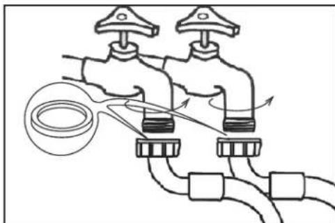 DANBY DWM045WDB - Using a Direct Hose Connection - 1