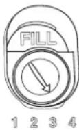 KITCHENAID KDTE104ESS - Agregue el agente de enjuague (el depósito varía según el modelo) - 7