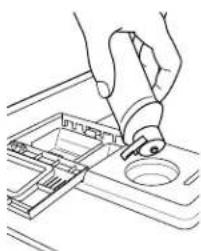 KITCHENAID Architect KDTE104DWH - Para guitar la canasta: - 1