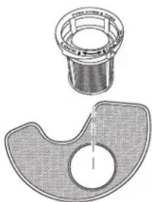 KITCHENAID Architect KDTE104DWH - Pour garantir une performance optimale, nettoyez les filtres amovibles du système de lavage EQ. - 1
