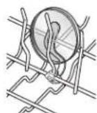 KITCHENAID Architect KDTE104DWH - To move a clip: - 1