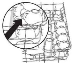 KITCHENAID Architect KDTE104DWH - Sujetador SURE-HOLD® para tazas y cristaleria - 1