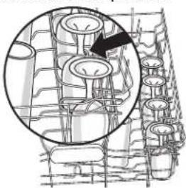KITCHENAID Architect KDTE104DWH - Dispositif SURE-HOLD de retenue des tasses et des verres à pied - 2