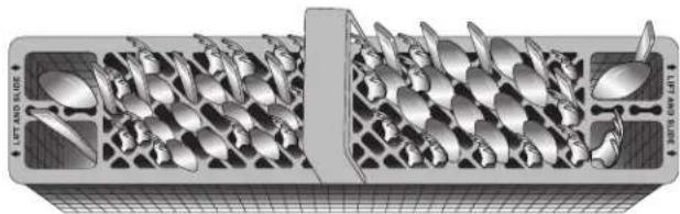 KITCHENAID KDFE204ESS - Silverware Basket - 1