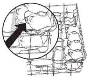 KITCHENAID KDFE204ESS - Dispositif SURE-HOLD de retenue des tasses et des verres à pied - 1