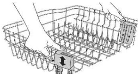 KITCHENAID KDFE204ESS - Canasta superior regulable de calidad superior de 2 posiciones - 1