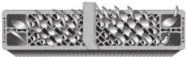 KITCHENAID KDFE204ESS - Canastilla para cubiertos - 1