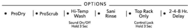 KITCHENAID KDFE204ESS - Selectionner des options - 1