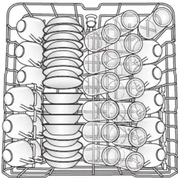 HAIER HDBL655AFS - LOADING UPPER RACK - 1