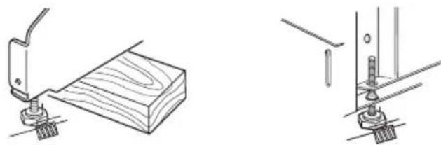 HAIER HDBC100AFS - METTRE LE LAVE-VAISSELLA NIVEAU - 1