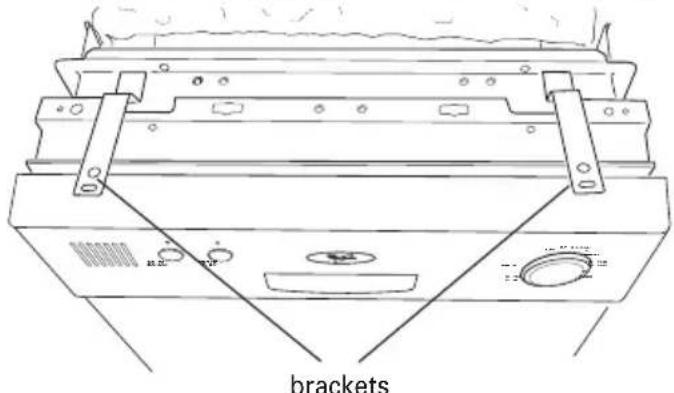 HAIER HDBC100AFS - SECURING DISHWASHER TO COUNTERTOP - 1