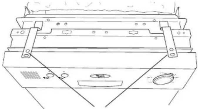 HAIER HDBC100AFS - FIIJACION DE LA LAVAVAJILLAS AL MOSTRADOR - 1