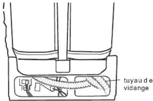 HAIER HDBC100AFS - RACCORDER AU DISPOSITIF DE VIDANGE - 1
