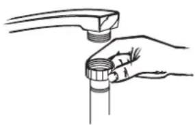 FAGOR LVF13AX - Conexión de agua fría - 1