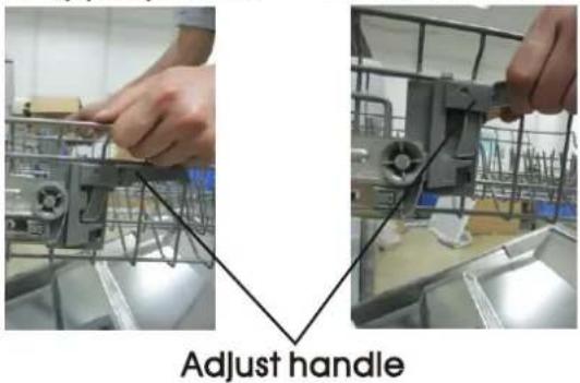 FAGOR LVF13AX - Adjusting the Upper Basket - 1