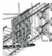 FAGOR LVF11AX - Pour replier les étagères portetasses - 2