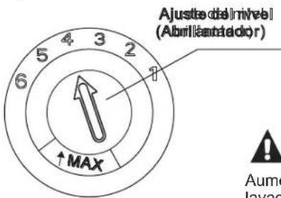 FAGOR LVF11AX - Ajuste del dosificador de abrillantador - 1