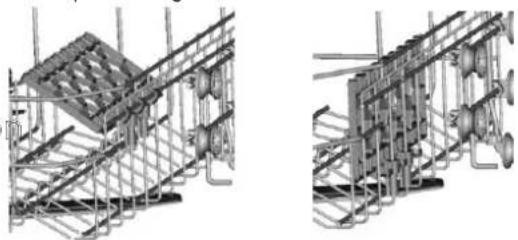FAGOR LVF11AX - Folding back the cup shelves - 1