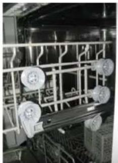 FAGOR LVF11AX - Folding back the cup shelves - 3