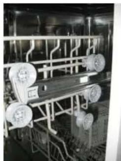 FAGOR LVF11AX - Folding back the cup shelves - 2