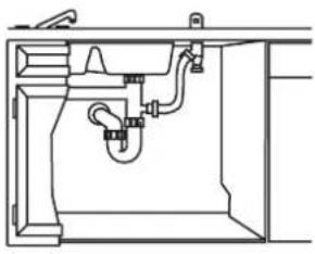 FAGOR LFA75IT - Méthode 1 – Brise-vide avec raccord en T ou broyeur - 1