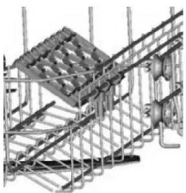 PROLINE DWP 1247 WH - Chargement des paniers du haut et du bas - 12